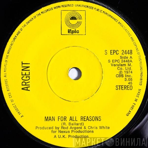 Argent  - Man For All Reasons