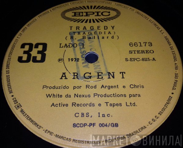 Argent  - Tragedy