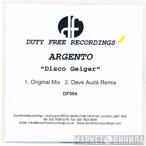 Argento - Disco Geiger