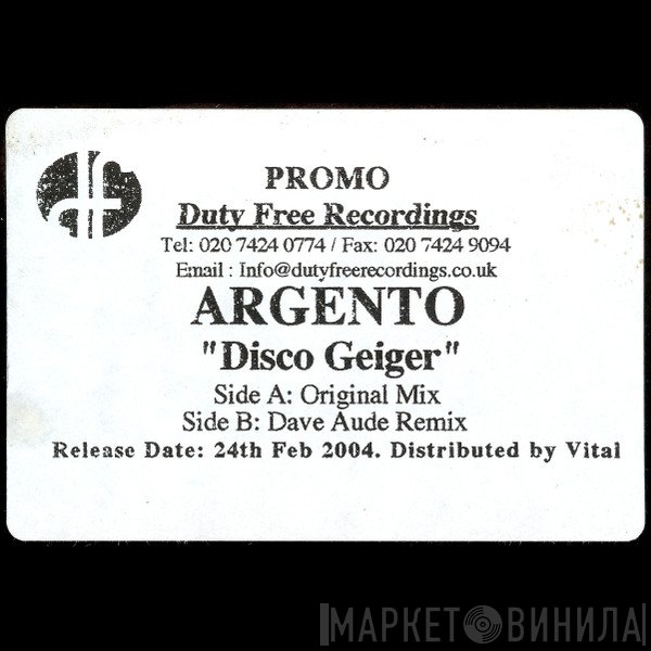 Argento - Disco Geiger