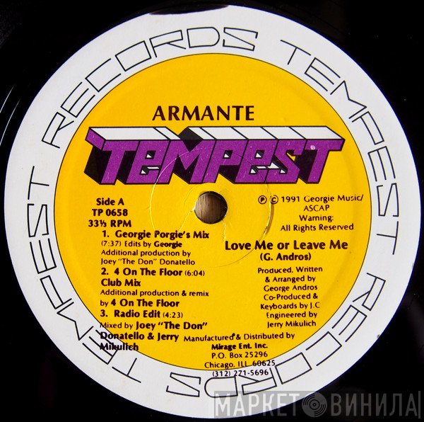 Armante - Love Me Or Leave Me