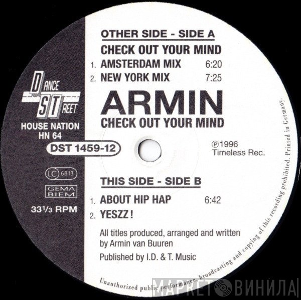 Armin van Buuren  - Check Out Your Mind