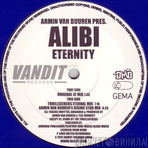 Armin van Buuren Pres. Alibi  - Eternity