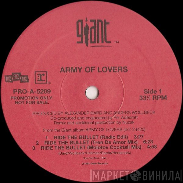 Army Of Lovers - Ride The Bullet / Love Me Like A Loaded Gun