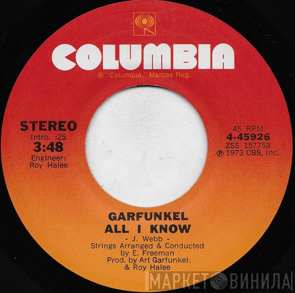Art Garfunkel  - All I Know