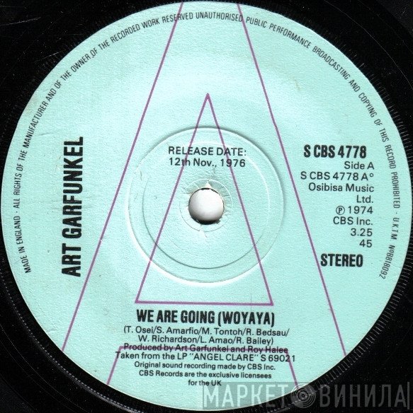 Art Garfunkel - We Are Going (Woyaya)