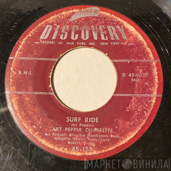 Art Pepper Quartet  - Surf Ride