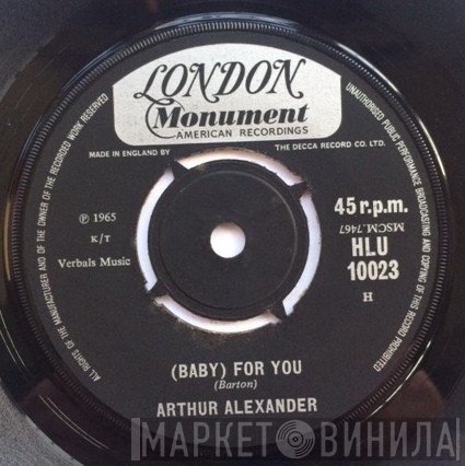 Arthur Alexander - (Baby) For You