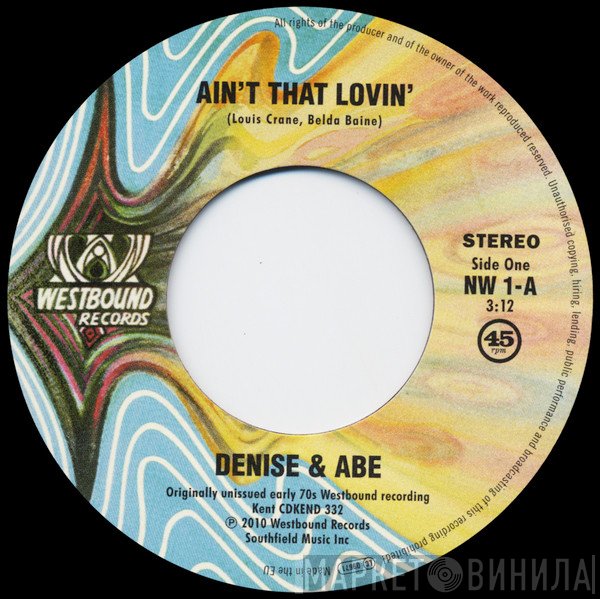 Arthur Alexander, Denise & Abe - Ain't That Lovin' / You Better Listen To Me