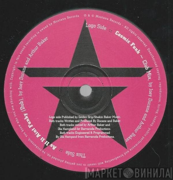 Arthur Baker, Joey Ducane - Cosmic Funk / As It Aint Funky