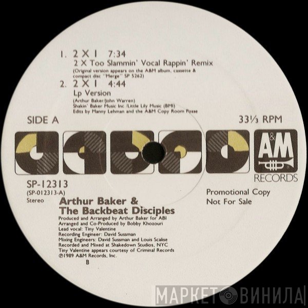 Arthur Baker And The Backbeat Disciples - 2 X 1