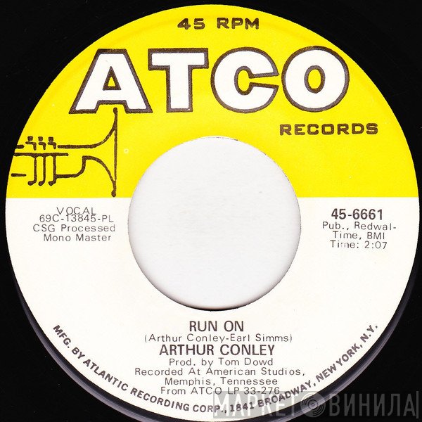 Arthur Conley - Run On / Speak Her Name