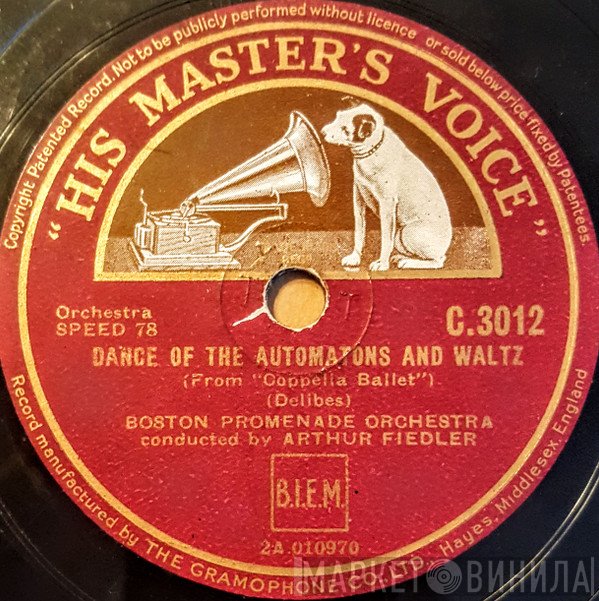 Arthur Fiedler, Léo Delibes, Boston Promenade Orchestra - Dance Of The Automatons  And Waltz / Czardas (From Coppella Ballet)