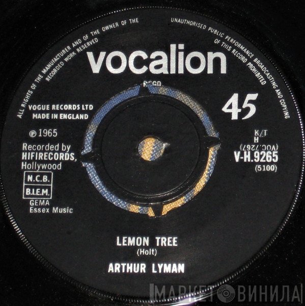 Arthur Lyman  - Lemon Tree
