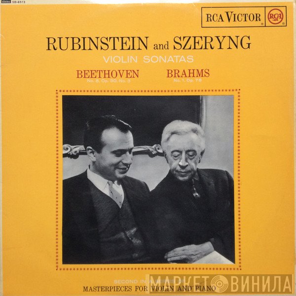 Arthur Rubinstein, Henryk Szeryng, Ludwig van Beethoven, Johannes Brahms - Violin Sonatas (No. 8, Op. 30, No. 3 / No. 1, Op. 78)