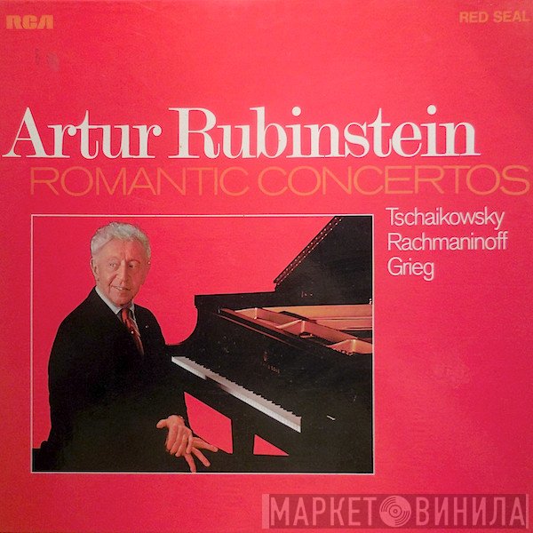 Arthur Rubinstein - Pyotr Ilyich Tchaikovsky, Sergei Vasilyevich Rachmaninoff, Edvard Grieg  - Romantic Concertos