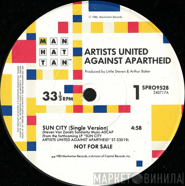 Artists United Against Apartheid - Sun City