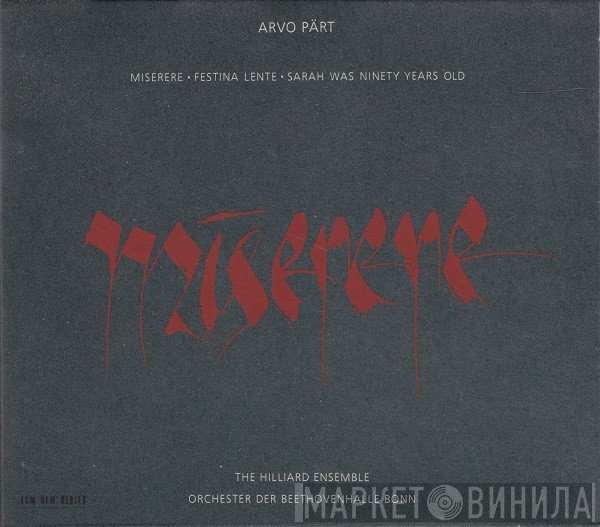 Arvo Pärt - Miserere
