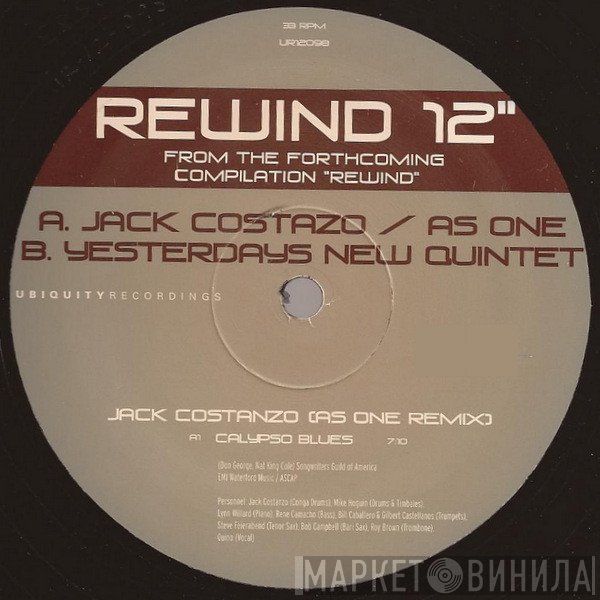 As One, Jack Costanzo, Yesterdays New Quintet - Rewind 12"