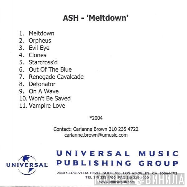 Ash  - Meltdown + Instrumentals