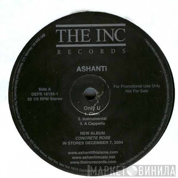 Ashanti - Only U / Turn It Up