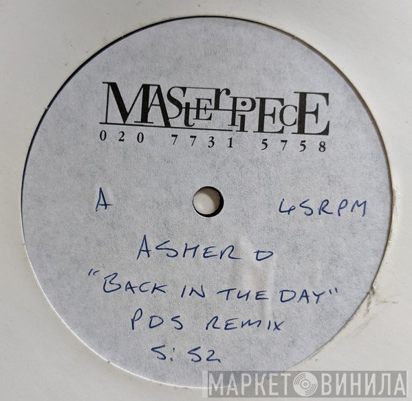 Asher D  - Back In The Day