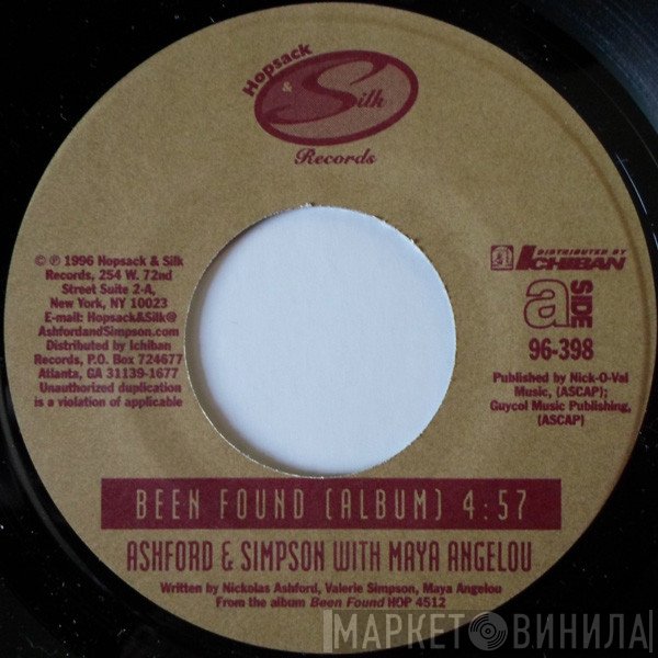 Ashford & Simpson, Maya Angelou - Been Found / I Remember All