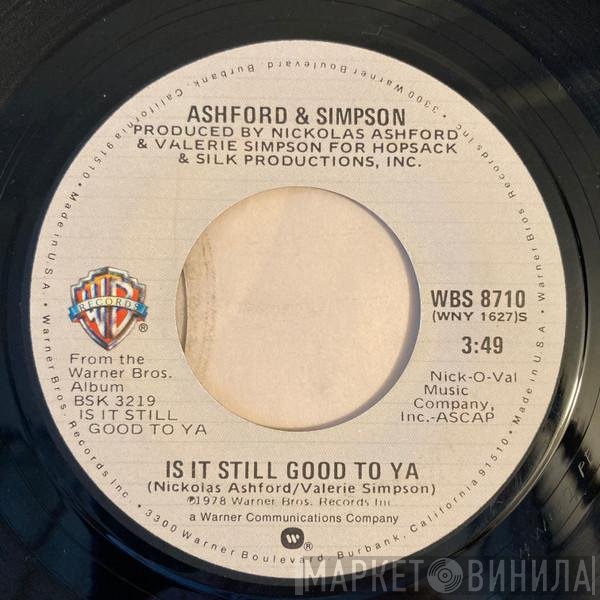 Ashford &amp; Simpson - Is It Still Good To Ya