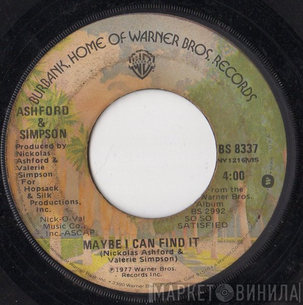 Ashford &amp; Simpson - Maybe I Can Find It / So So Satisfied