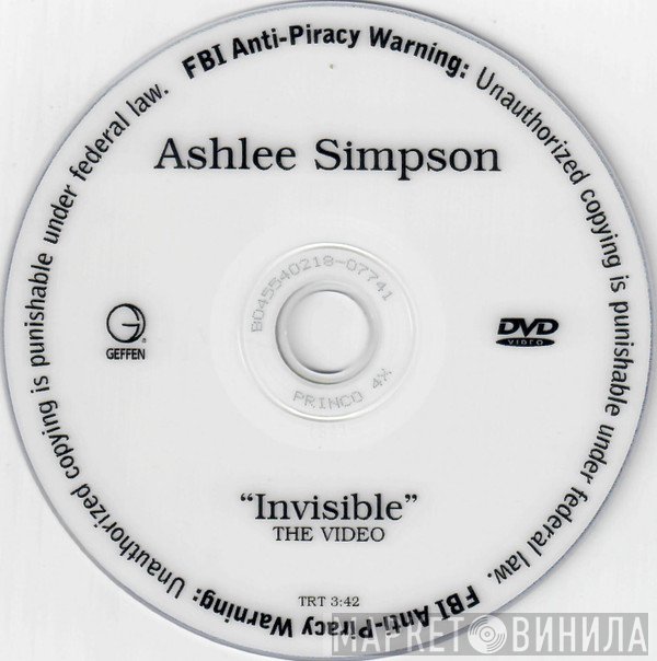 Ashlee Simpson  - Invisible