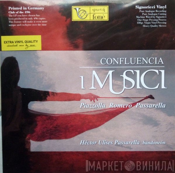 Astor Piazzolla, Héctor Ulises Passarella, Aldemaro Romero, I Musici  - Confluencia