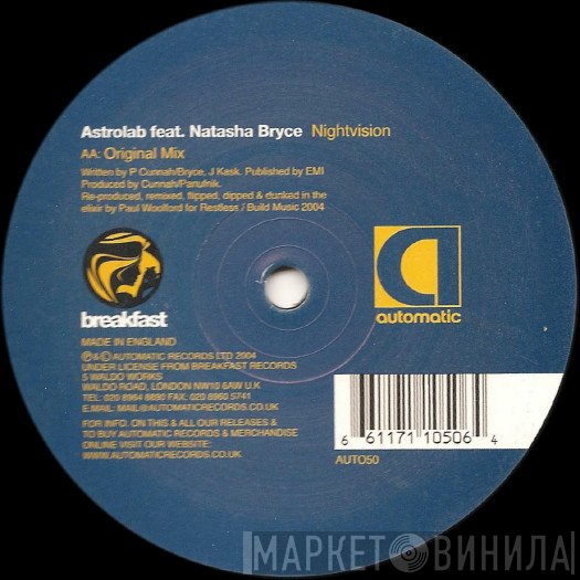 Astrolab, Natasha Brice - Nightvision