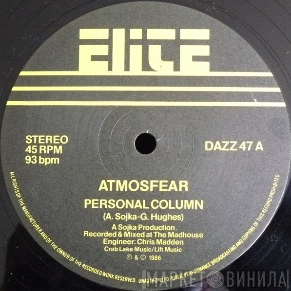 Atmosfear - Personal Column