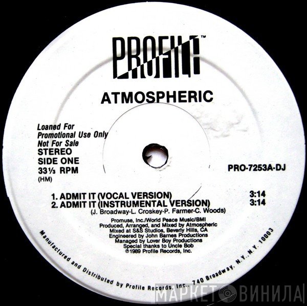 Atmospheric  - Admit It