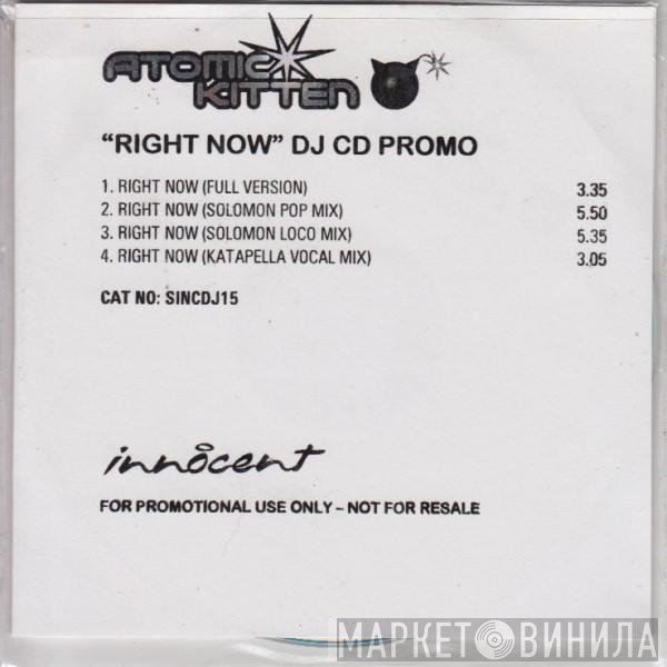 Atomic Kitten  - Right Now