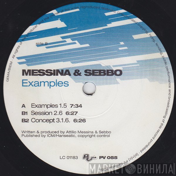 Attilio Messina & Sebbo  - Examples