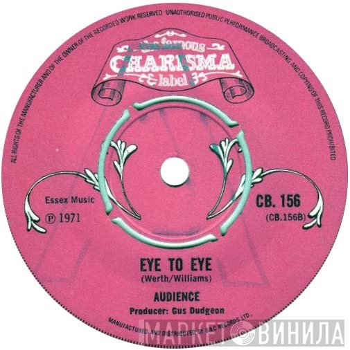Audience  - You're Not Smiling / Eye To Eye