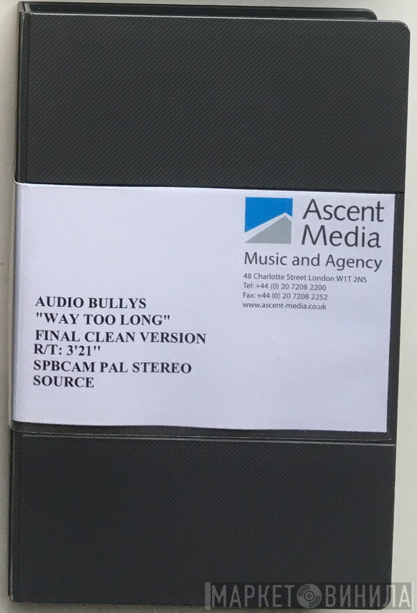 Audio Bullys  - Way Too Long (Final Clean Version)