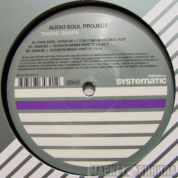 Audio Soul Project - Taking Shape
