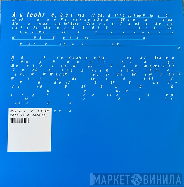 Autechre - Quaristice