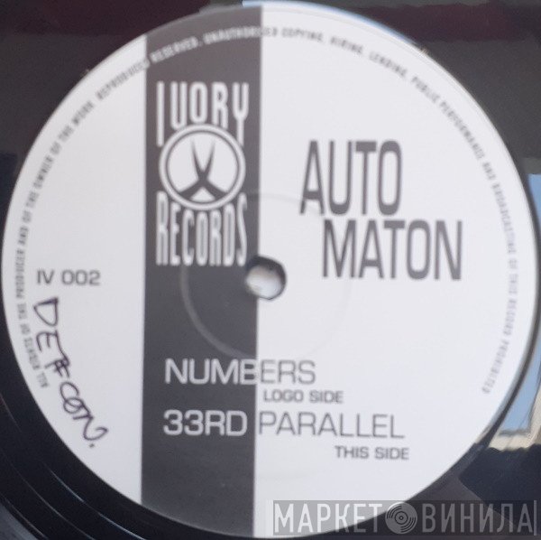 Auto Maton  - Numbers / 33rd Parallel
