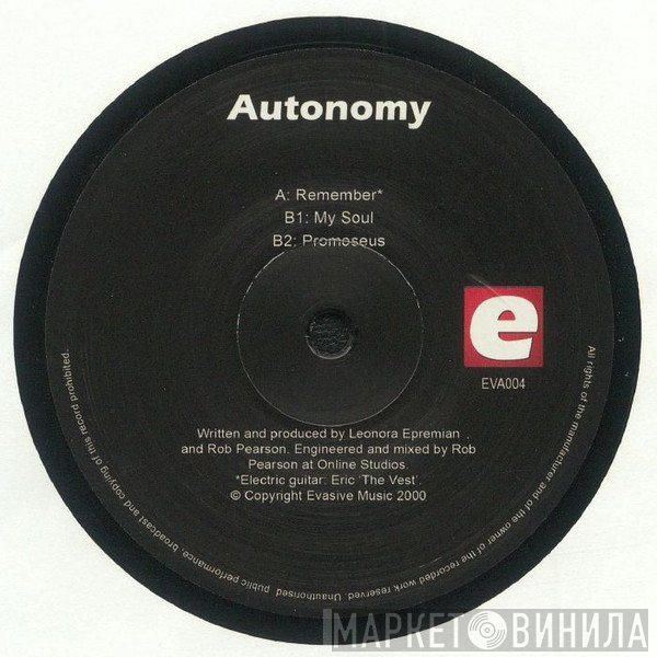 Autonomy - Autonomy