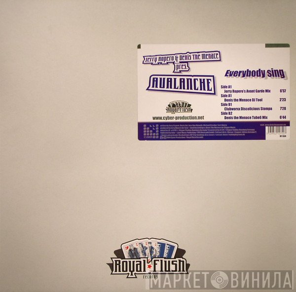 Avalanche , Jerry Ropero & Denis The Menace - Everybody Sing
