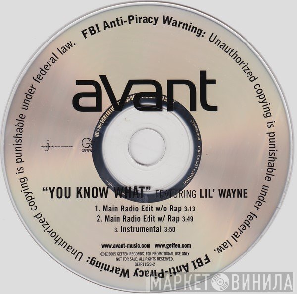 Avant  Featuring Lil Wayne  - You Know What