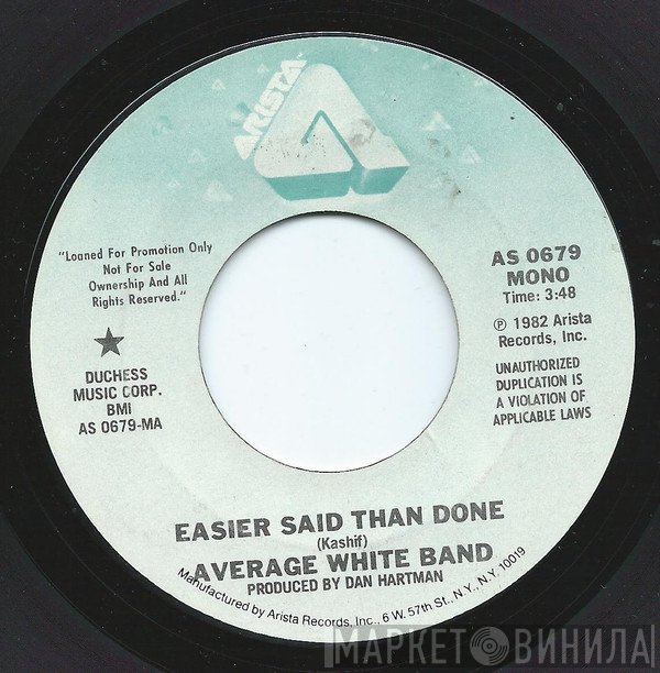 Average White Band - Easier Said Than Done
