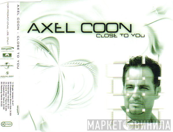 Axel Coon  - Close To You