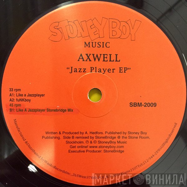 Axwell - Jazz Player EP