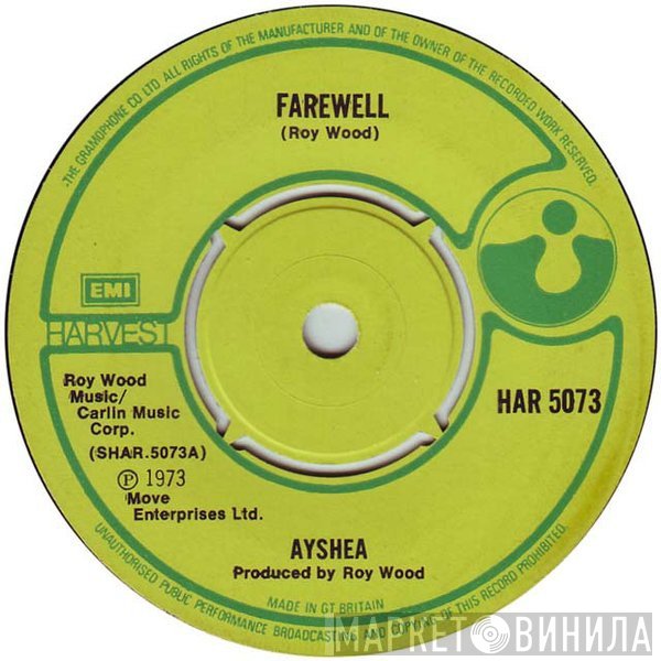 Ayshea Brough - Farewell