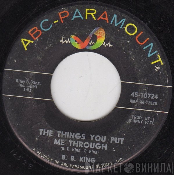 B.B. King - All Over Again / The Things You Put Me Through