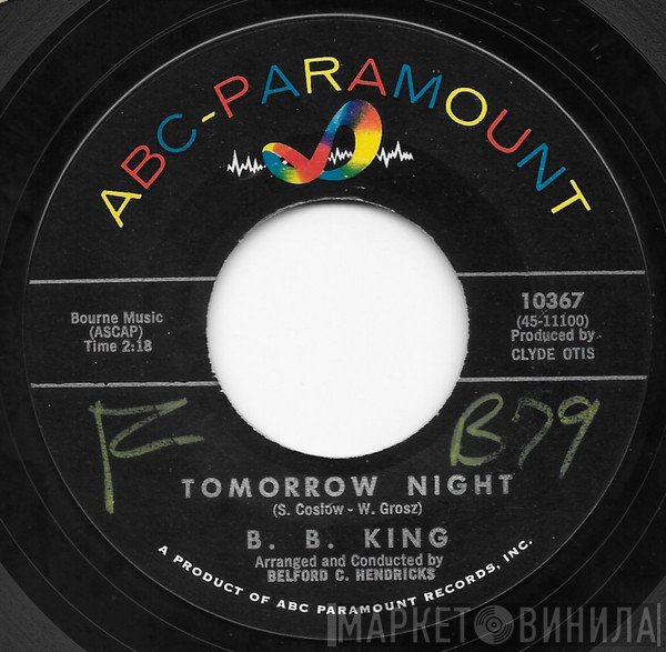 B.B. King - Tomorrow Night / Mother's Love